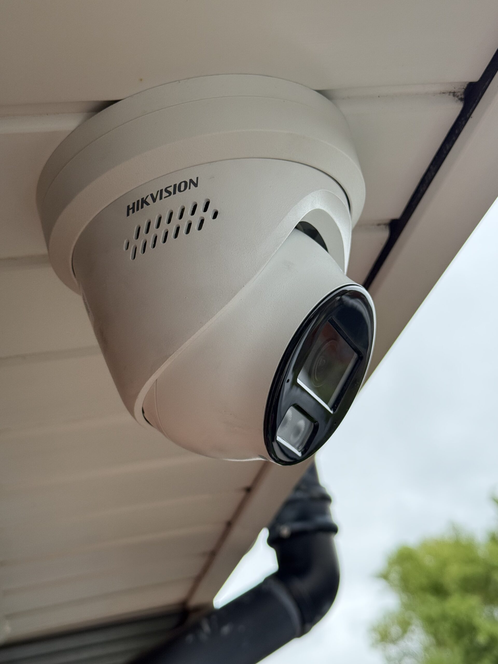 Domestic CCTV camera installation