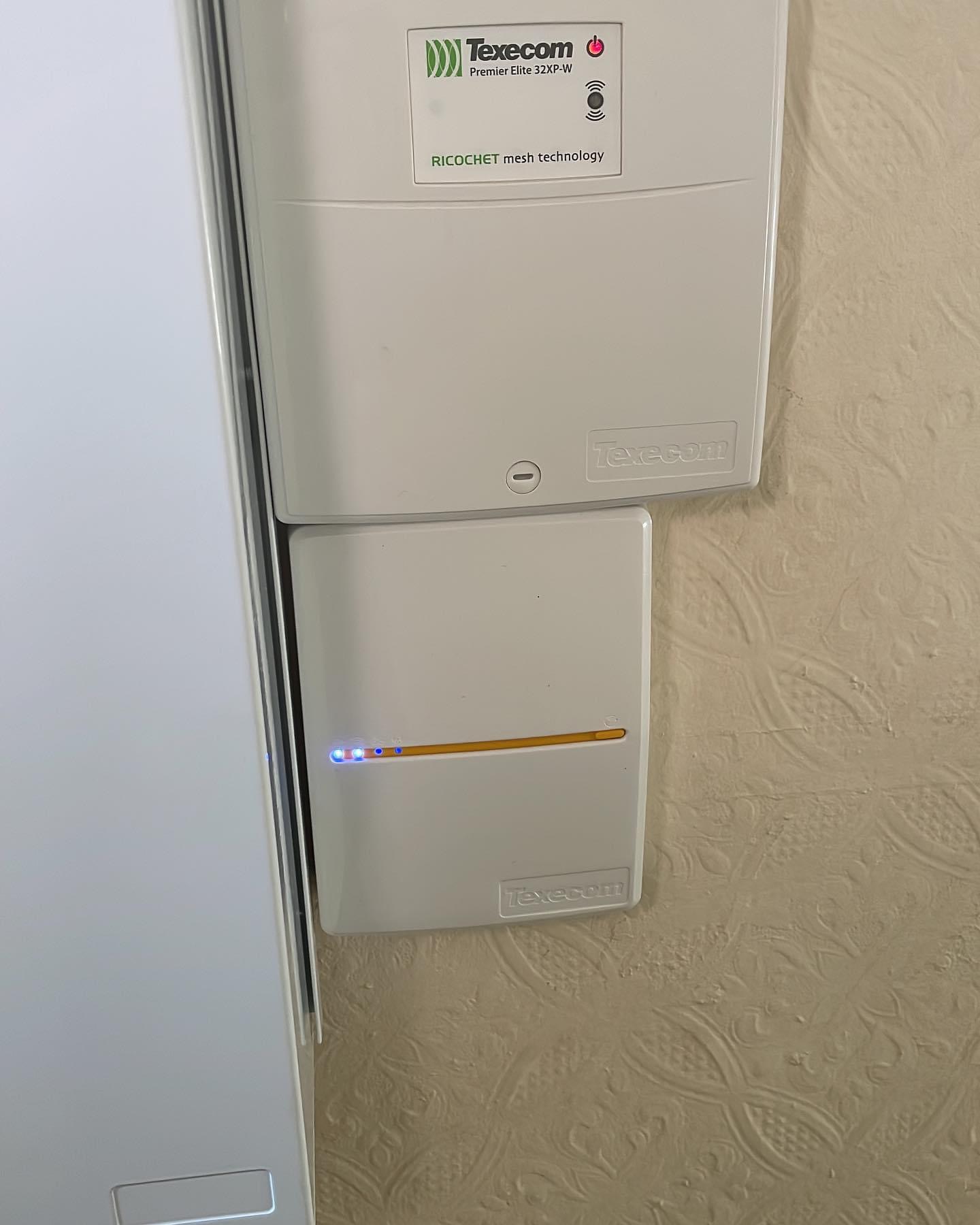 Domestic intruder alarm installation